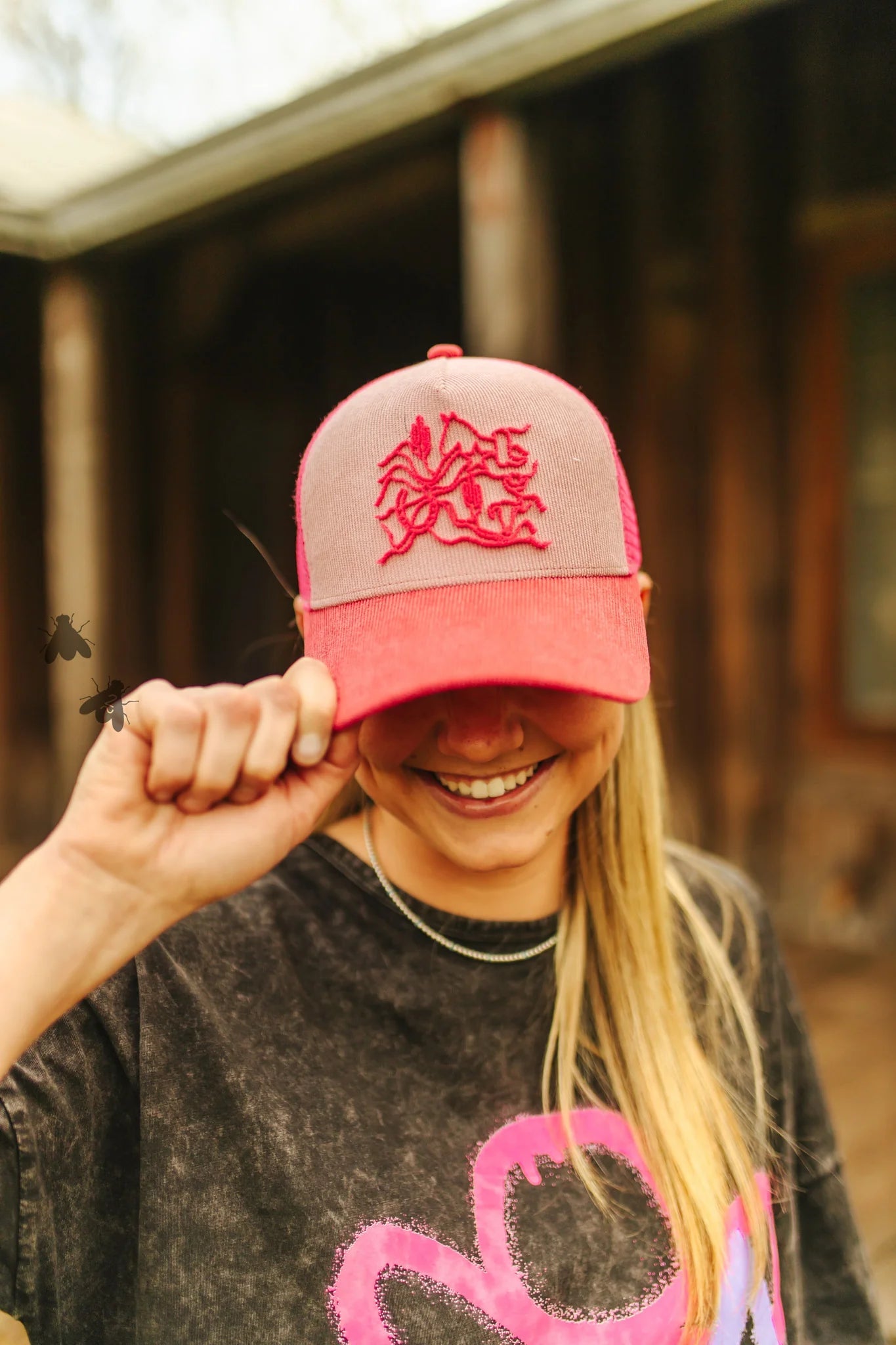 WAVY WESTERN CAP PINK - Cluff CO LLC